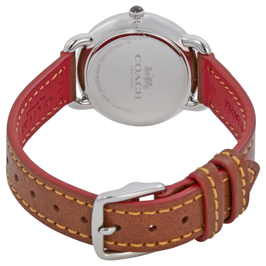 Coach Delancey Slim Cream Dial Brown Leather Ladies Watch 14502789 - BigDaddy Watches #3