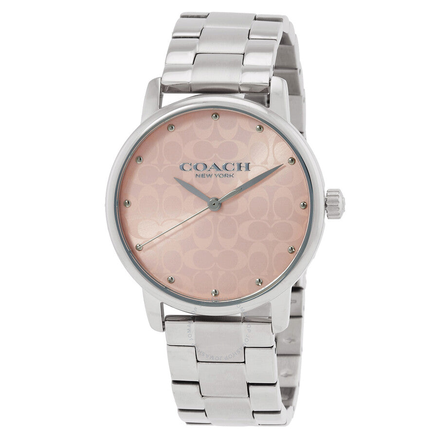 Coach Grand Quartz Pink Dial Watch & Strap Gift Set 14000088 - Dawson Watches