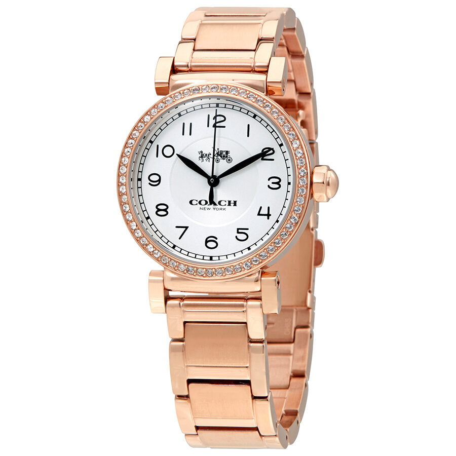 Coach Madison Ladies Rose Gold-tone Watch 14502398 - BigDaddy Watches