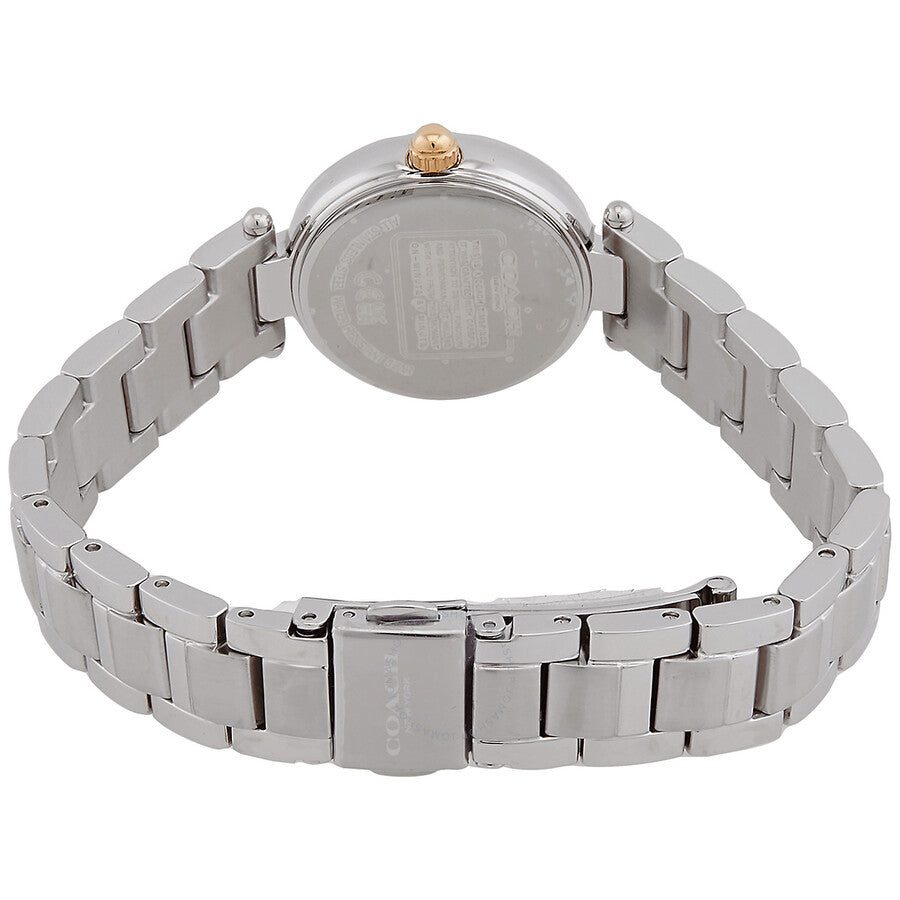 Coach Park Quartz Crystal Silver White Ladies Watch 14000092 - Dawson Watches #3