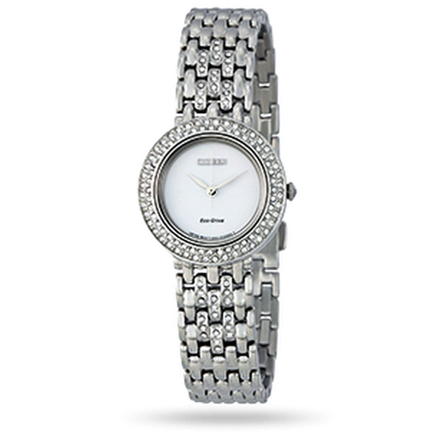 Citizen Silhouette Eco-Drive Swarovski Crystal Ladies Watch EM0260-67A - Dawson Watches #4