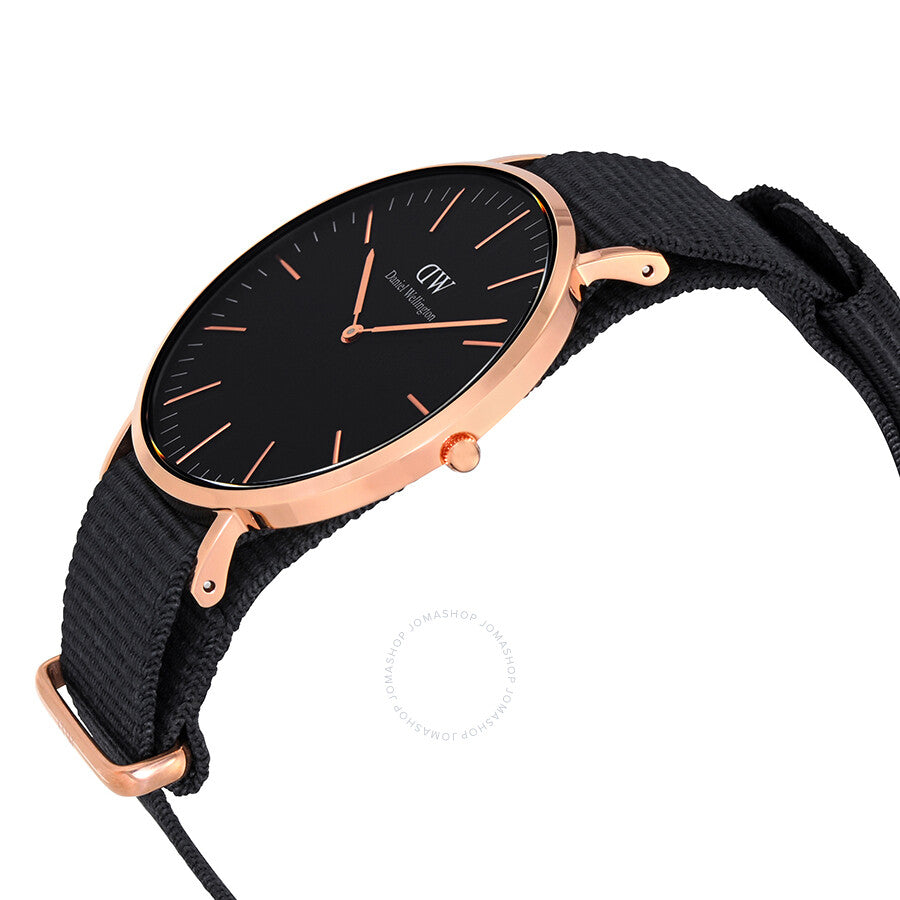 Daniel Wellington Classic Black Cornwall Watch DW00100148 - Dawson Watches #2