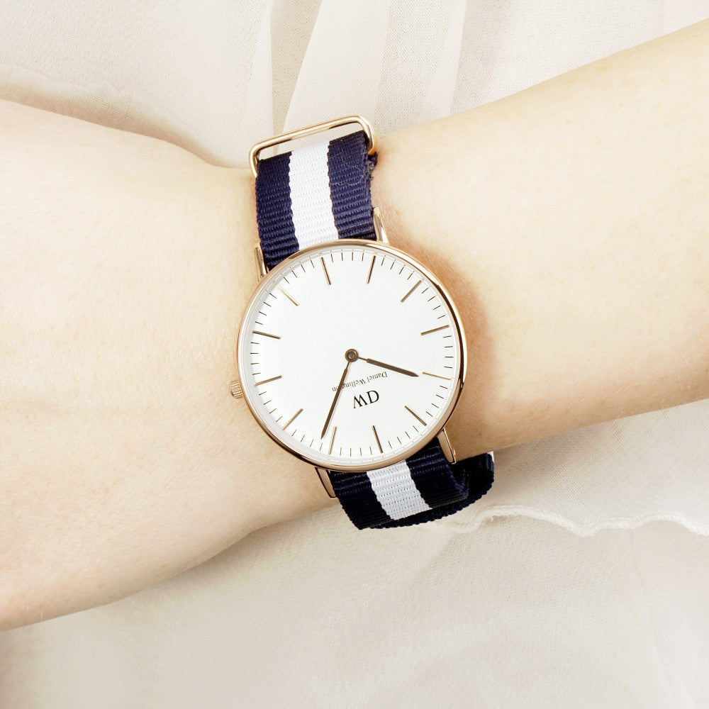 Daniel Wellington Classic Glasgow 36mm Women's Gold Watch DW00100031