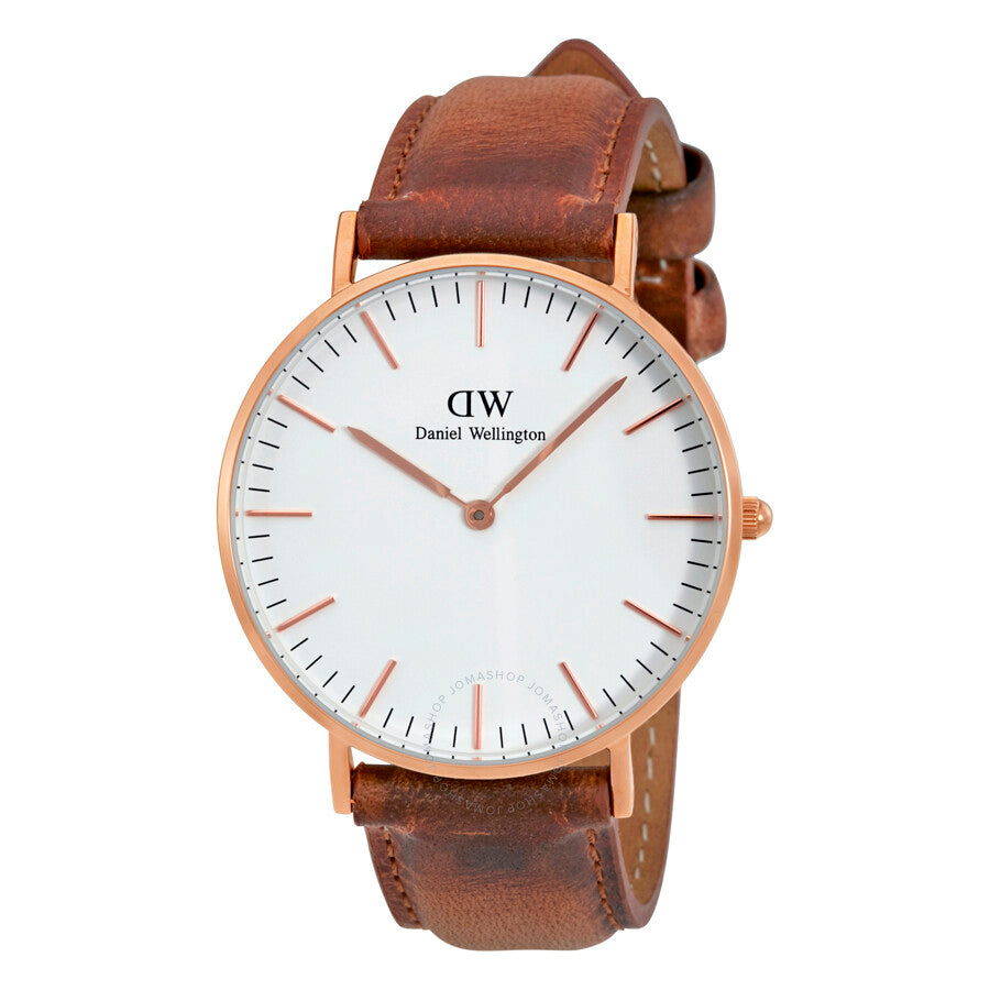 Daniel Wellington Durham White Dial Ladies Watch DW00100111 - Dawson Watches
