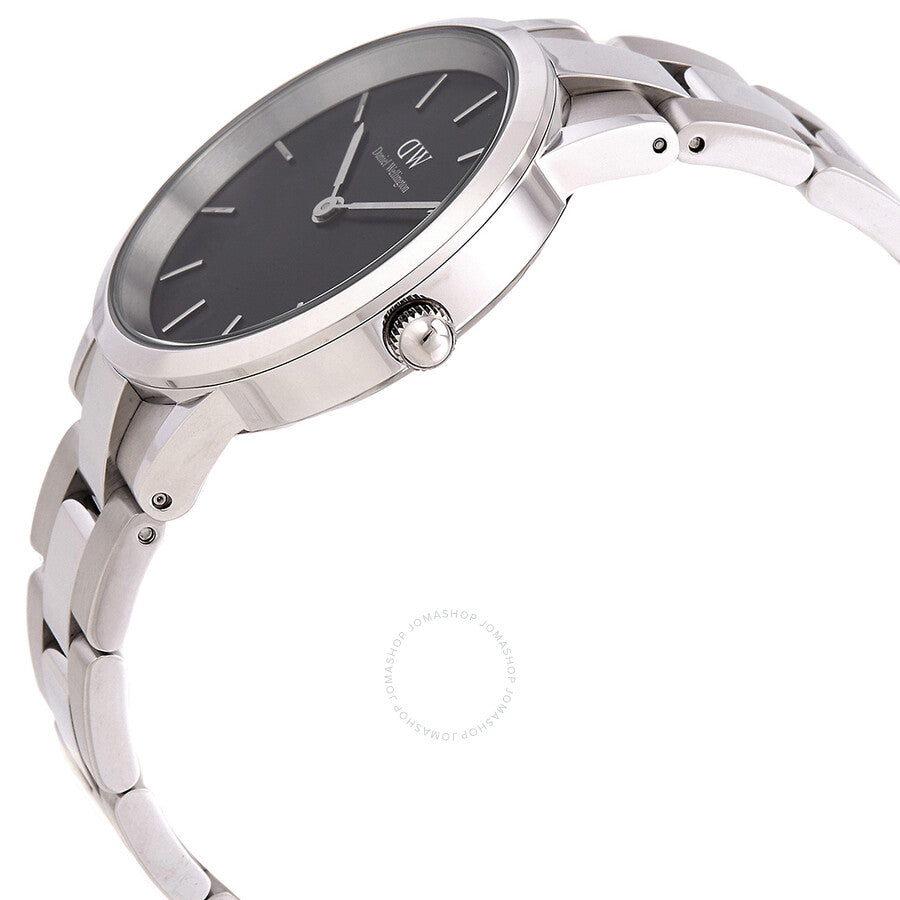Daniel Wellington Iconic Link Quartz Black Dial Unisex Watch DW00100204 - Dawson Watches #2