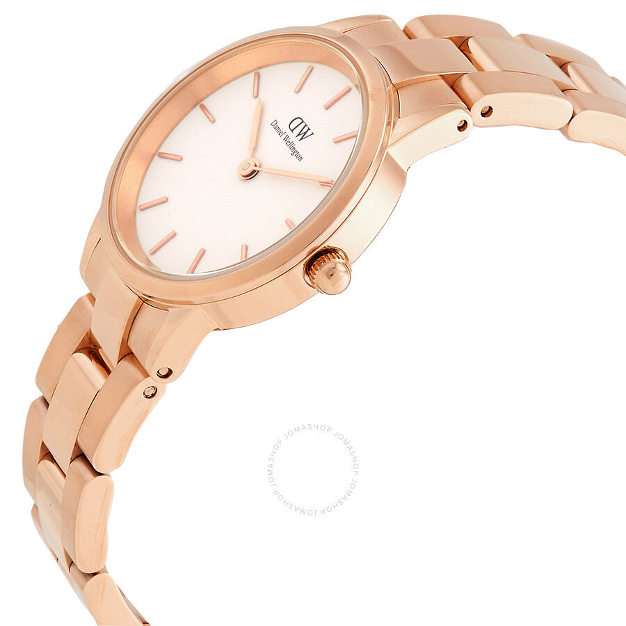 Daniel Wellington Iconic Link Quartz White Dial Ladies Watch DW00100213 - Dawson Watches #2