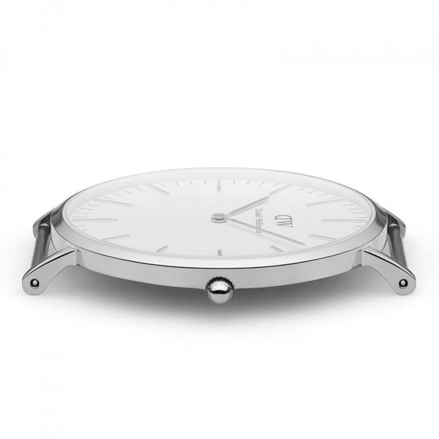 Daniel Wellington Oxford 40mm Men's Silver Watch DW00100015