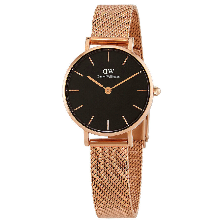 Daniel Wellington Petite Melrose Quartz Black Dial Ladies Watch DW00100217 - Dawson Watches