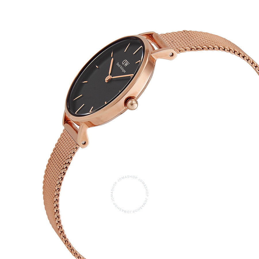Daniel Wellington Petite Melrose Quartz Black Dial Ladies Watch DW00100217 - Dawson Watches #2