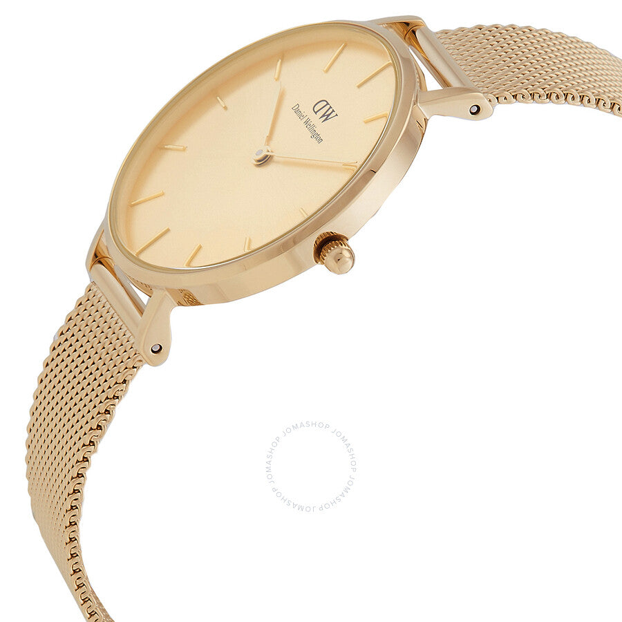 Daniel Wellington Petite Quartz Gold Dial Ladies Watch DW00100474 - Dawson Watches #2