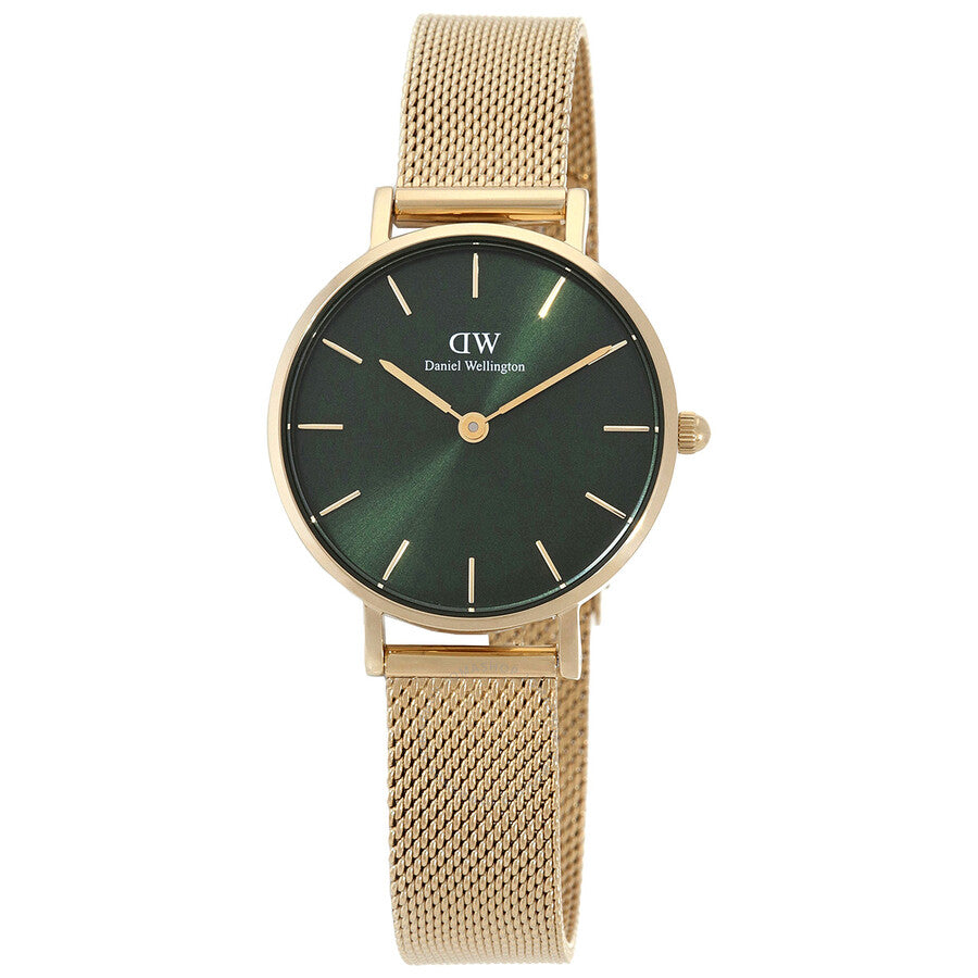 Daniel Wellington Petite Quartz Green Dial Ladies Watch DW00100479 - Dawson Watches