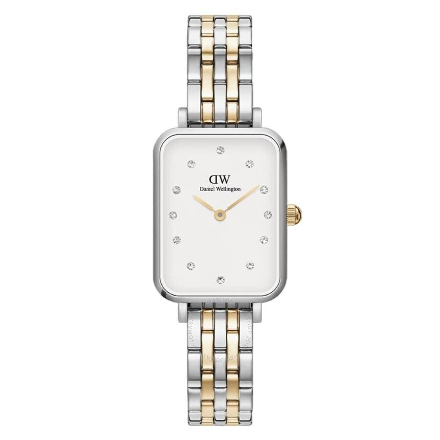 Daniel Wellington Quadro Lumine Quartz Crystal Ladies Watch DW00100625 - Dawson Watches