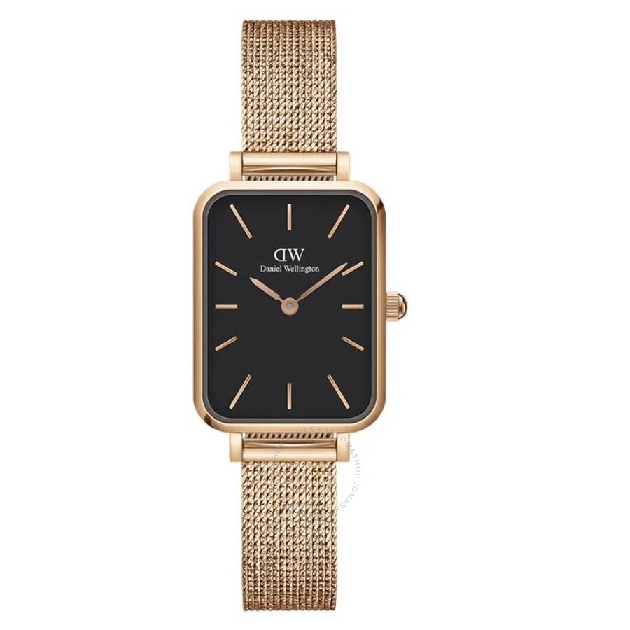 Daniel Wellington Quadro Quartz Black Dial Ladies Watch DW00100432 - Dawson Watches