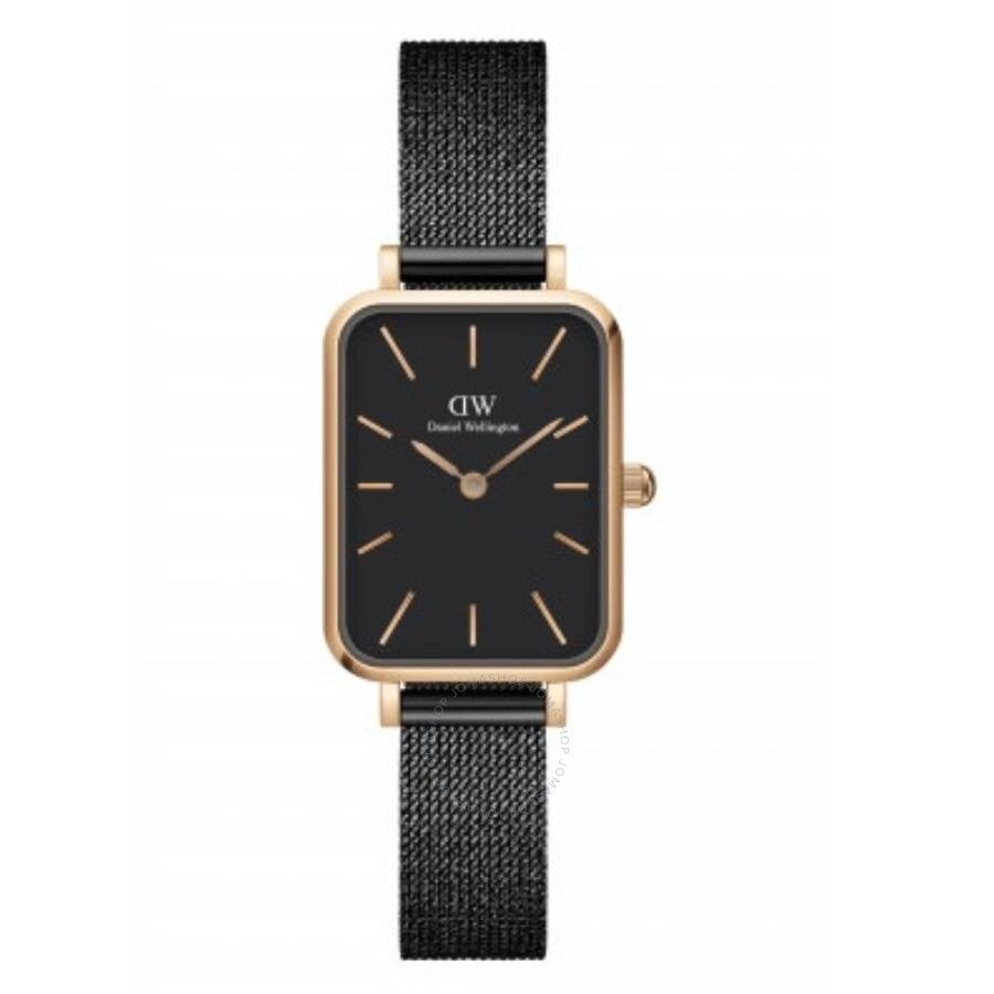 Daniel Wellington Quadro Quartz Black Dial Ladies Watch DW00100433 - Dawson Watches