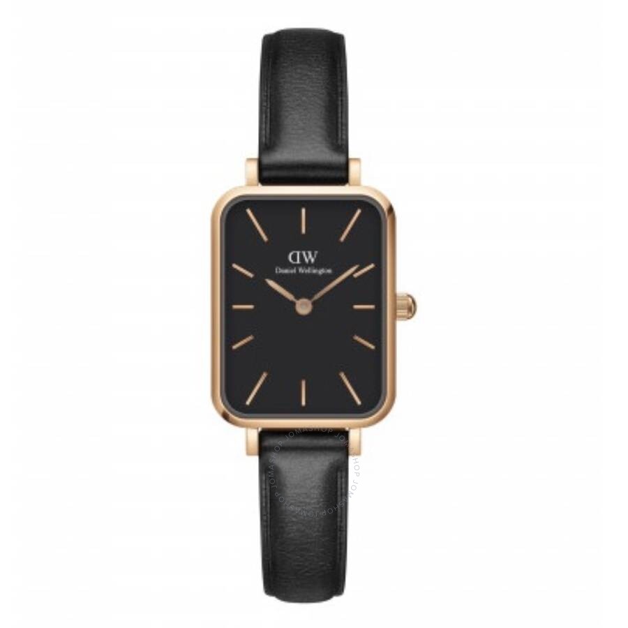 Daniel Wellington Quadro Quartz Black Dial Ladies Watch DW00100435 - Dawson Watches