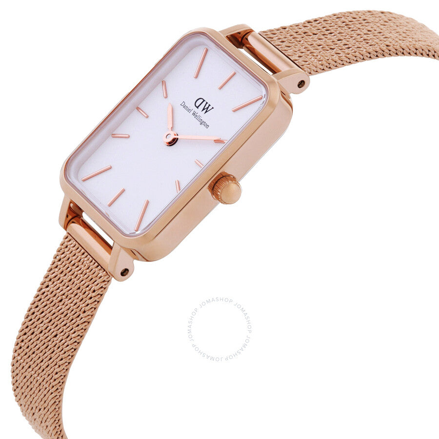 Daniel Wellington Quadro Quartz Eggshell White Dial Ladies Watch DW00100431 - Dawson Watches #2