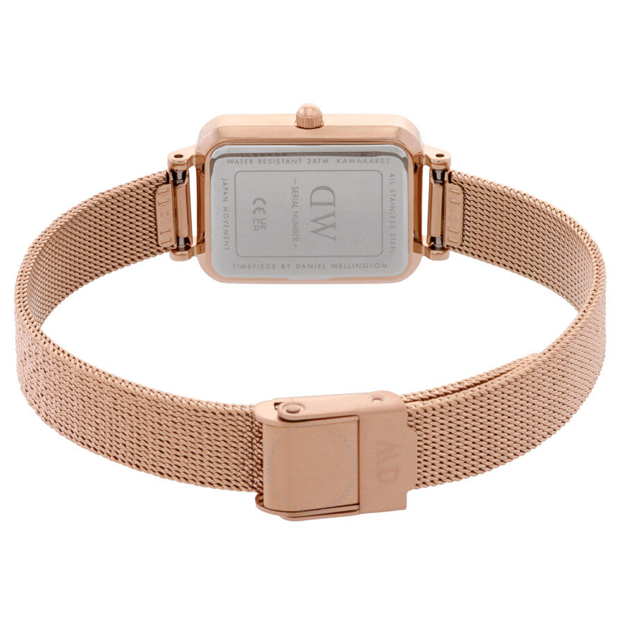 Daniel Wellington Quadro Quartz Eggshell White Dial Ladies Watch DW00100431 - Dawson Watches #3