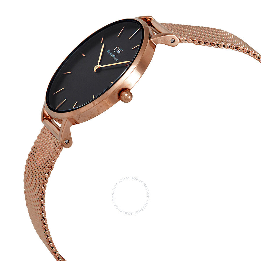 Daniel Wellington Quartz Black Dial Ladies Watch and Keyring Set DW00300118 - Dawson Watches #2
