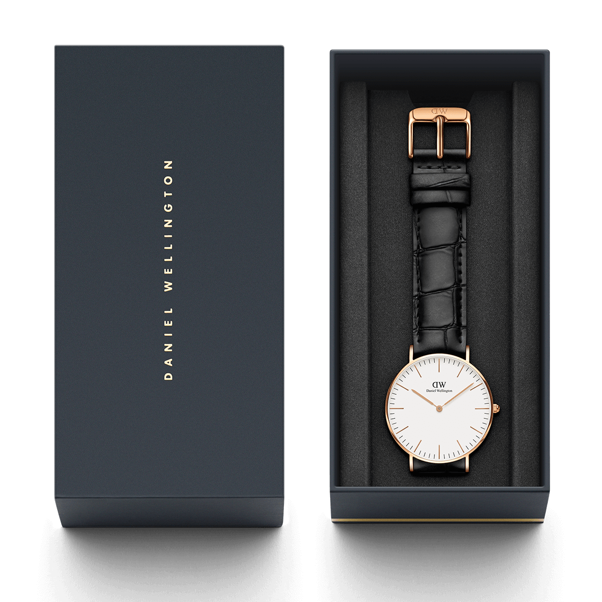 Daniel Wellington Reading 36mm Women's Gold Watch DW00100041