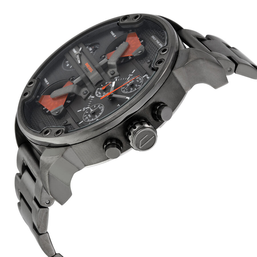 Diesel The Daddies Chronograph Four Time Zone Dial Men's Watch DZ7315