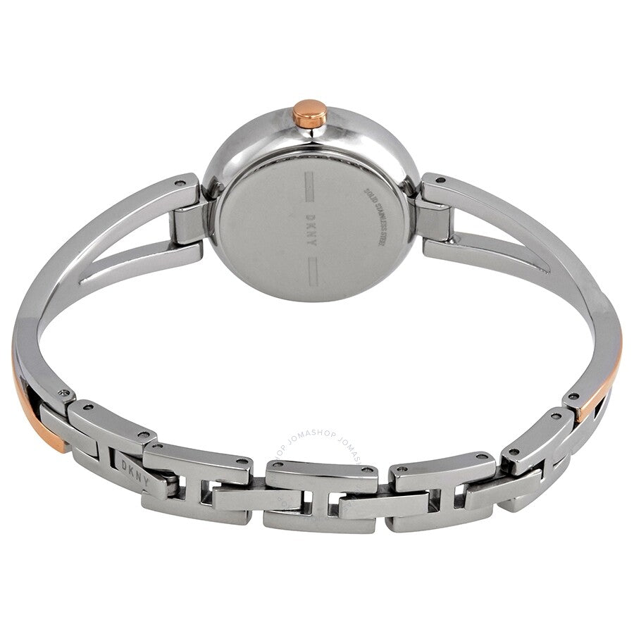 DKNY Crosswalk Quartz Silver Dial Two-tone Ladies Watch NY2791 - Dawson Watches #3