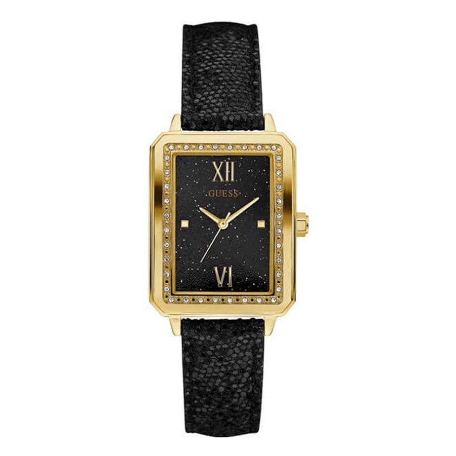 Guess Dressy Gold-Tone with Black Dial Women's Watch U0841L1 - Dawson Watches