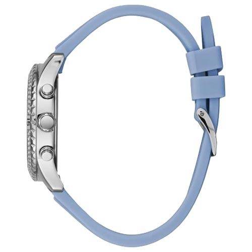 Guess Ladies Confetti Crystal Silicone Strap Women's Watch W1098L3 - Kiwi Watches #2