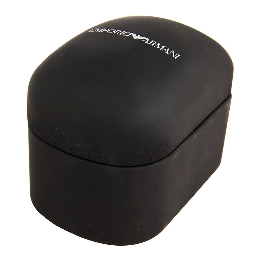 Emporio Armani watch box and packaging for AR1737 chronograph timepiece