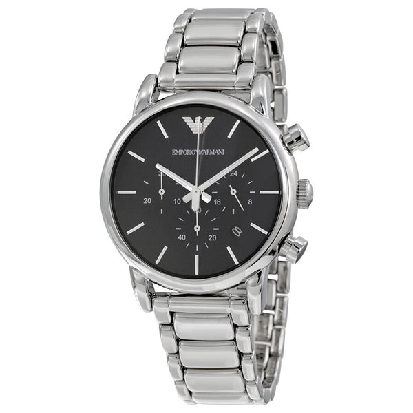 EMPORIO ARMANI Chronograph Black Dial Men's Watch AR1853