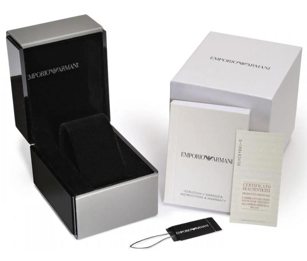 Emporio Armani Men's Aviator Black Watch AR11142 - The Watches Men & CO #3