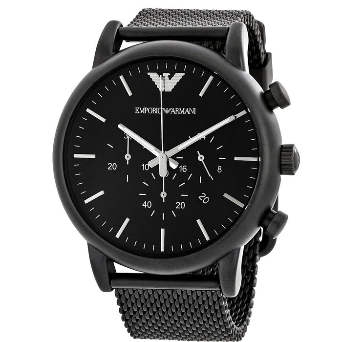 Emporio Armani Sport Chronograph Black Dial Men's Watch AR1968