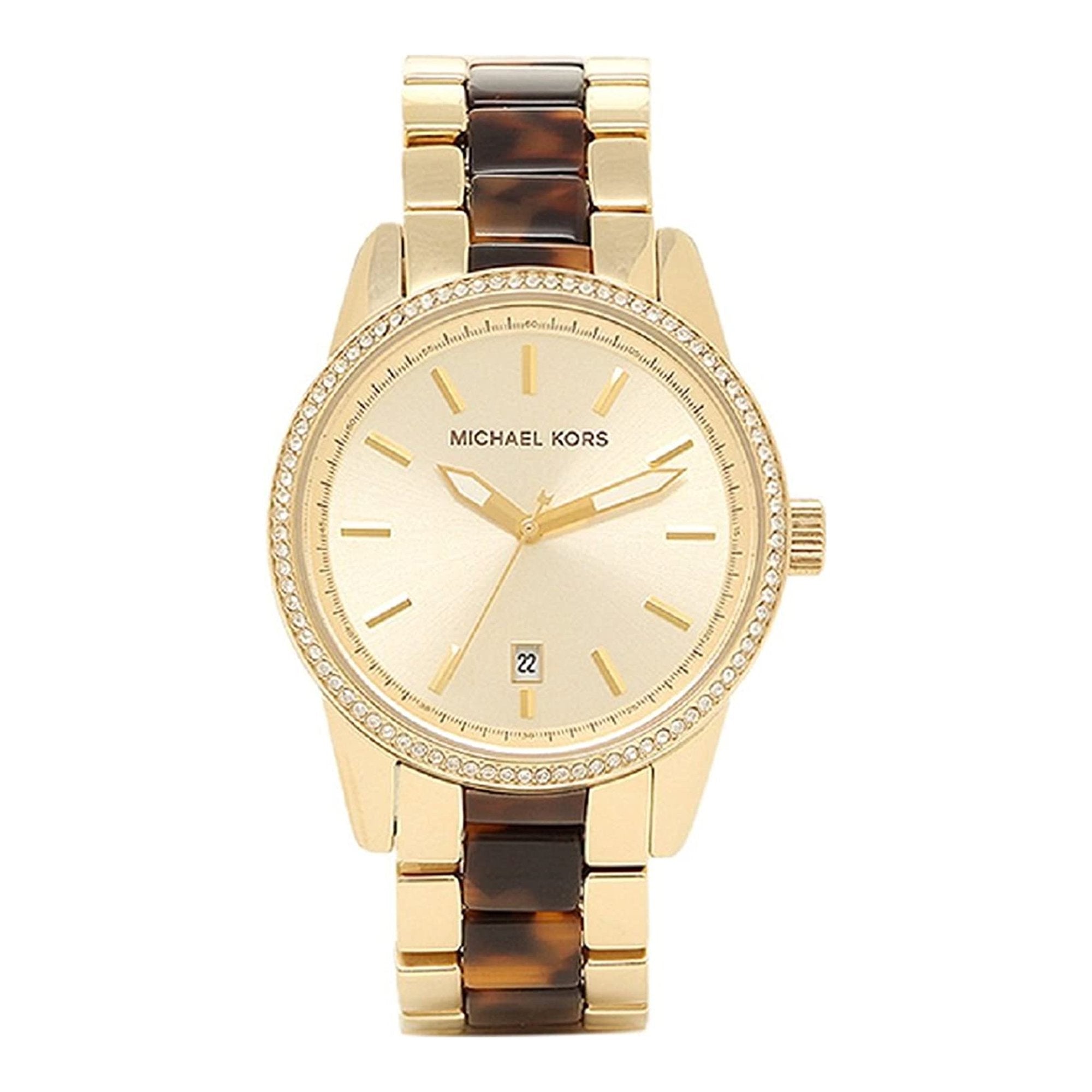 Michael Kors Two Tone Stainless Steel Women's Watch  MK6372 - Kiwi Watches