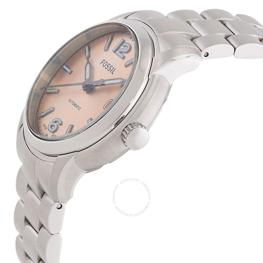 Fossil Heritage Automatic Rose Gold Dial Ladies Watch ME3247 - Dawson Watches #2