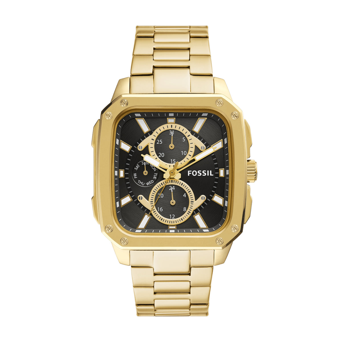 Fossil Multifunction Gold-Tone Stainless Steel Men’s Watch BQ2656 - Watch