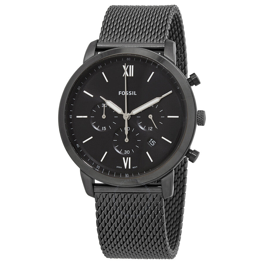 Fossil Neutra Chronograph Quartz Black Dial Men's Watch FS5699 - Dawson Watches