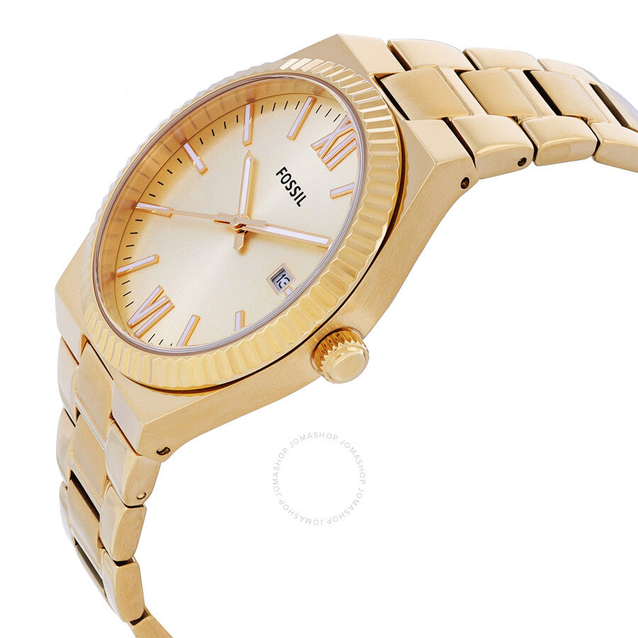 Fossil Scarlette Quartz Gold Dial Ladies Watch ES5299 - Dawson Watches #2