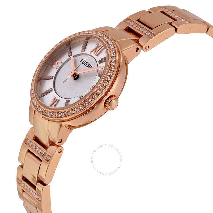 Fossil Virginia Silver Dial Rose Gold-tone Ladies Watch ES3284 - Dawson Watches #2
