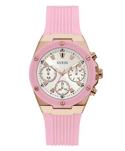 Guess Athena Pink Strap Women’s Watch GW0030L4 - Watch