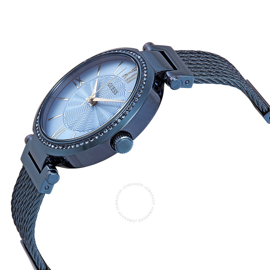 Guess Crystal Blue Dial Ladies Watch W0638L3