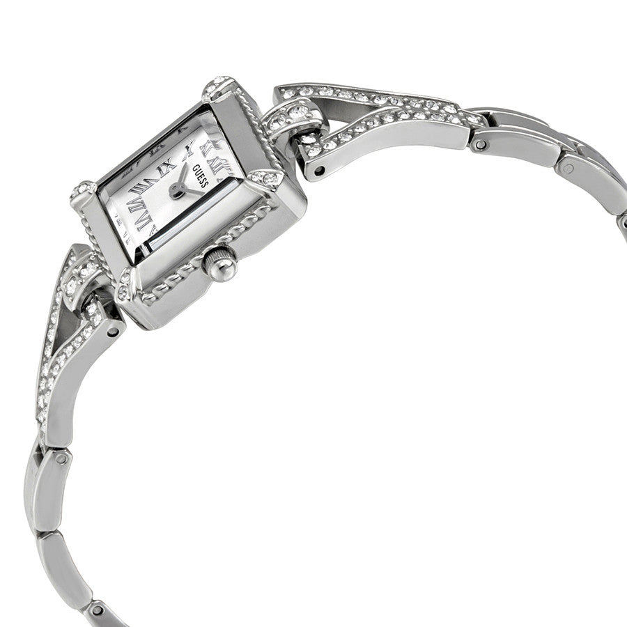 Guess Flawless Diamond Silver Dial Ladies Watch W0137L1