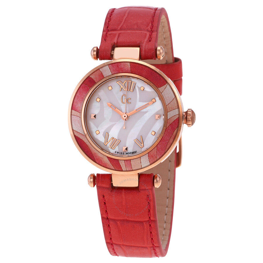 Guess Quartz Mother of Pearl Dial Ladies Watch Y12006L1 - Dawson Watches