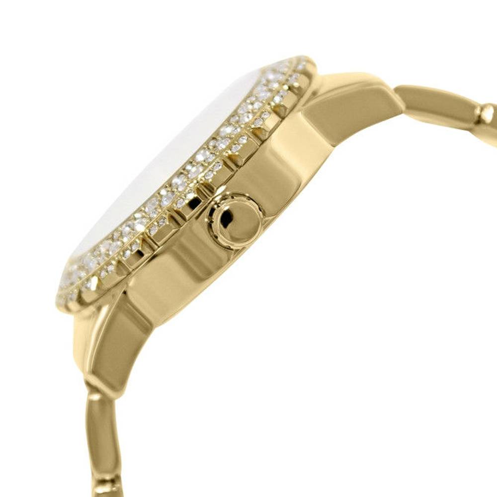 Guess Dazzler Diamond Gold-Tone Ladies Watch W0335L2