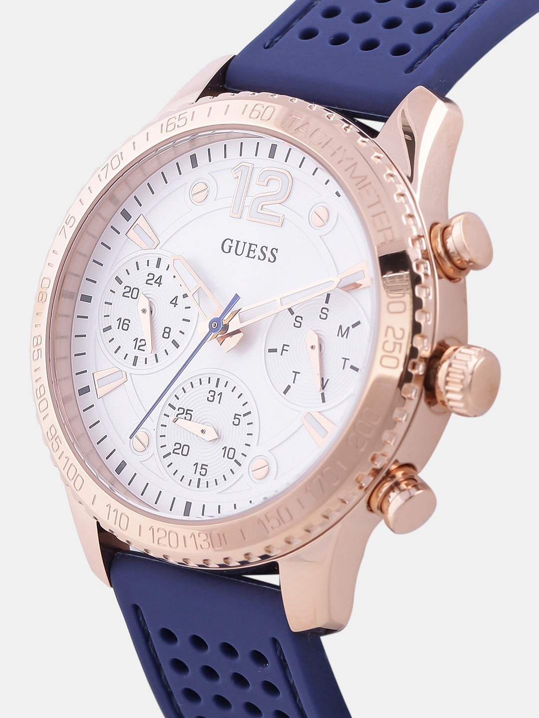 Guess White Analogue Women's Watch W1025L4 - The Watches Men & CO