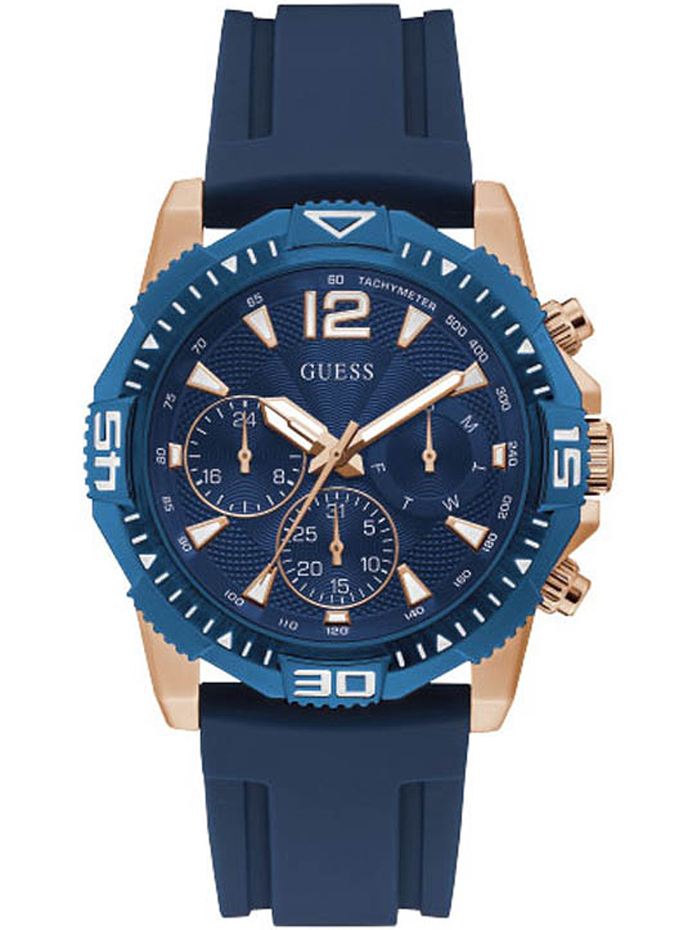 Guess Men's Rose Gold Stainless Steel Quartz Casual Men's Watch GW0211G4 - Dawson Watches