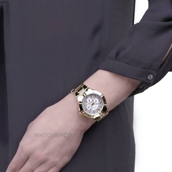 Guess Vista Diamond Champagne Dial Men's Watch W13573L1