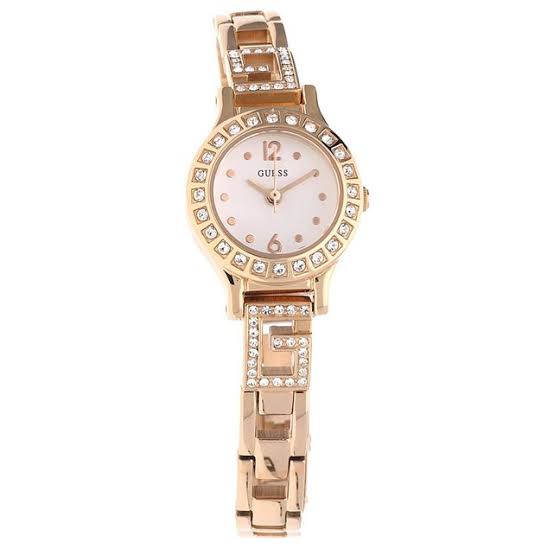 Guess Darling Diamond White Dial Ladies Watch W0411L3