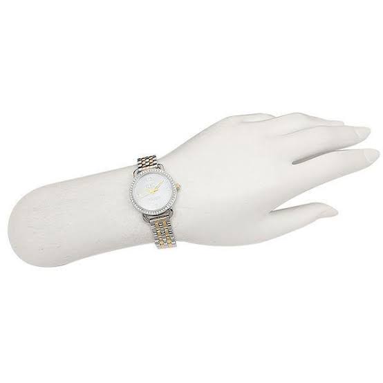 Coach Delancey Mother of Pearl Dial Two-Tone Ladies Watch 14502480