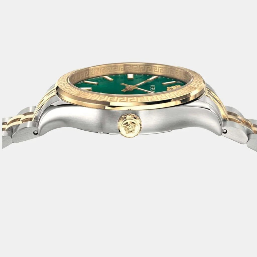 Versace Hellenyium Quartz Green Dial Two Tone Steel Strap Watch for Women - VEHU00420 VEHU00420 - Image 4