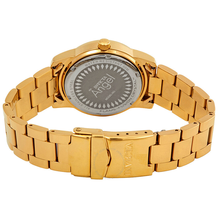 Invicta Angel Multi-Function White Dial Gold-plated Ladies Watch 0465 - Dawson Watches #3