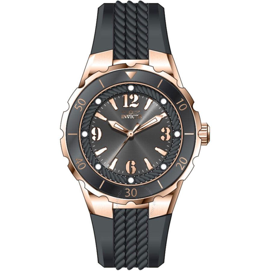 Invicta Angel Quartz Black Dial Unisex Watch 40310 - Dawson Watches #2